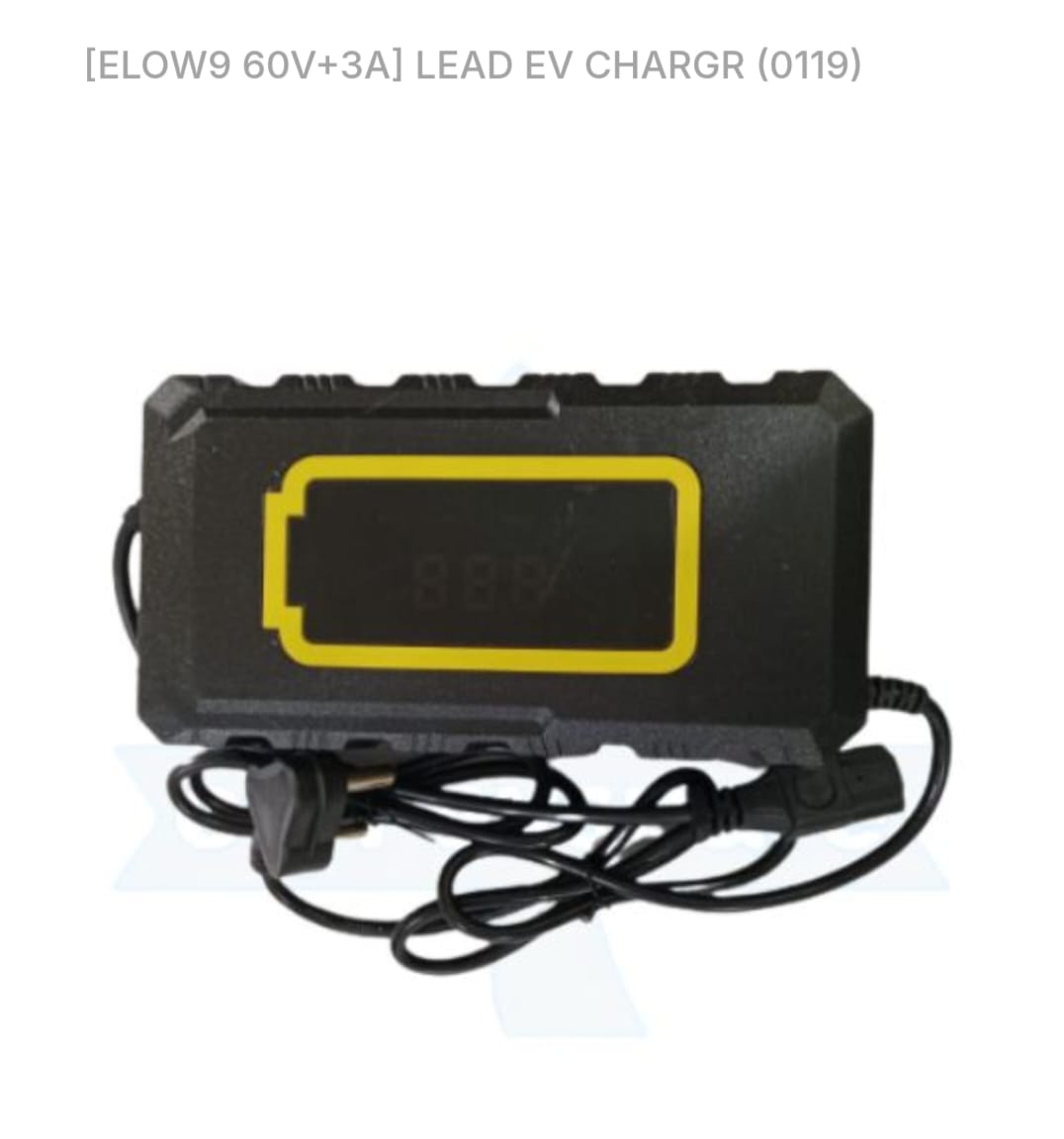 ELOW9 60V 3A Lead Acid EV Charger (0119)